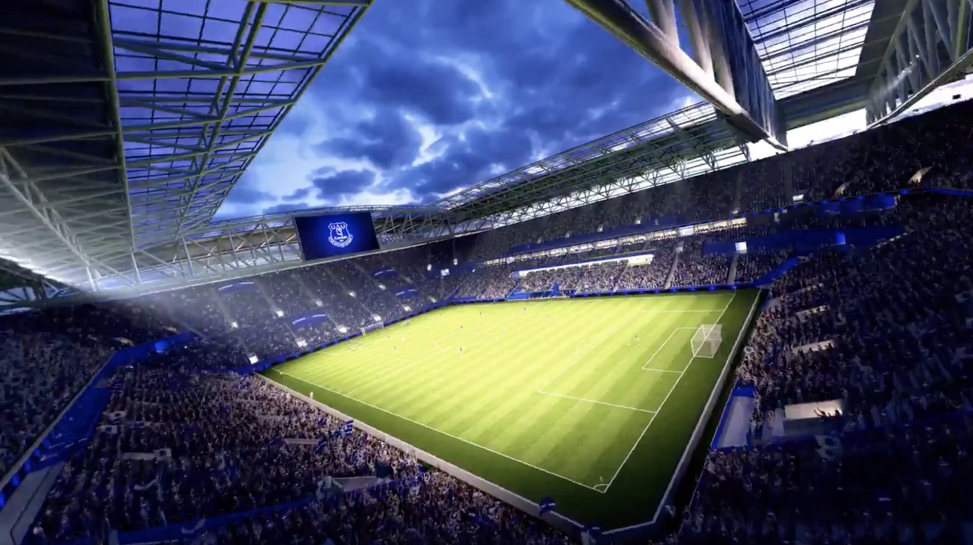 Everton presenteert nieuw stadion aan rivier Mersey | RTL Nieuws | RTL.nl
